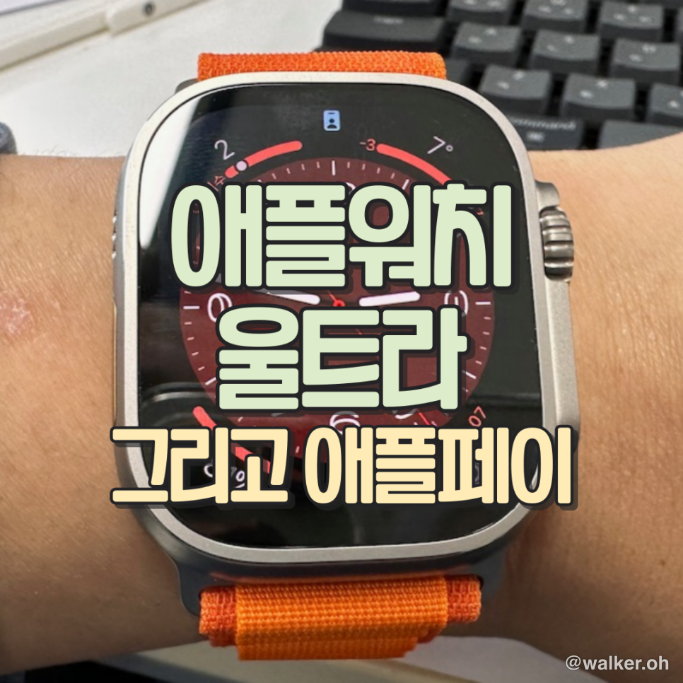 가민 피닉스7X에서 애플워치울트라로...그리고 애플페이